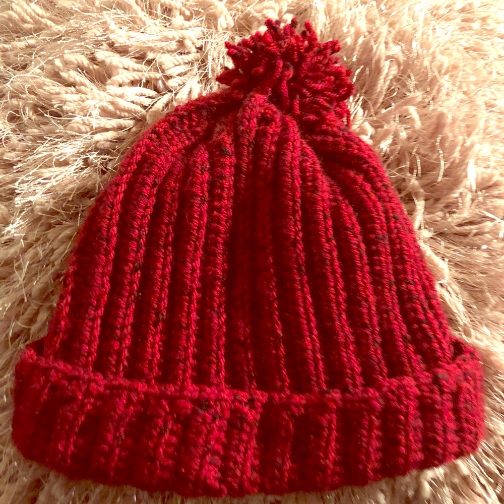 Handmade hats, scarves & headbands.